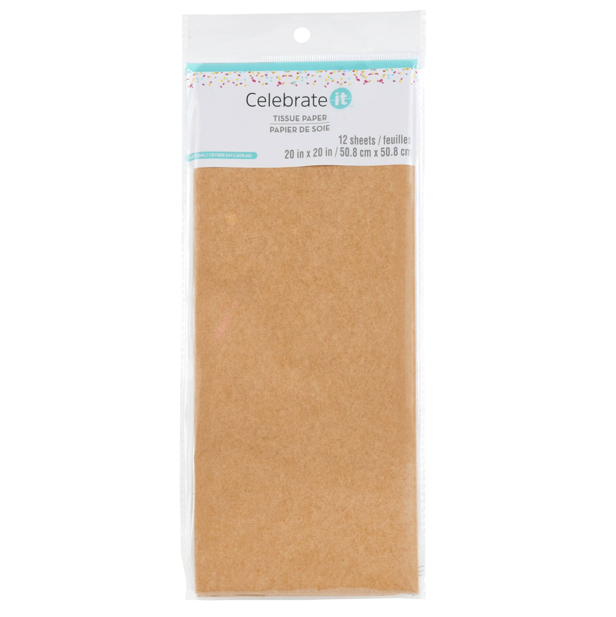 24 Packs: 12 ct. (288 total) Kraft Tissue Paper by Celebrate It™